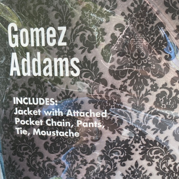 Men's Gomez Pinstripe Suit Costume - Picture 7 of 7